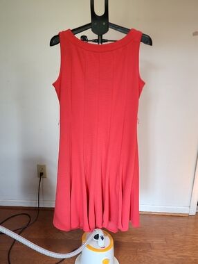 Haani Sleeveless Coral Swing Dress - Women's